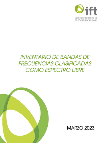 Portada del PDF de IFT de Frecuencias de Uso Libre